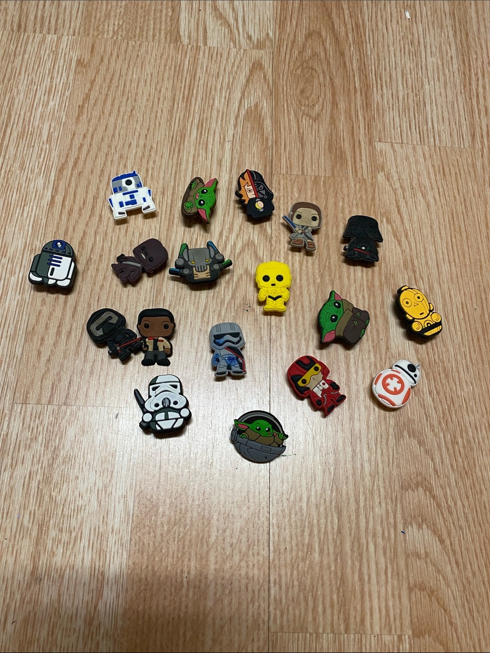 Star Wars Cartoon Character Shoe Charms - Multi Color